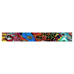 Psychedelic Trippy Hippie  Weird Art Make Up Case (Small) from ArtsNow.com Zipper Tape Front