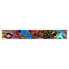 Psychedelic Trippy Hippie  Weird Art Make Up Case (Medium) from ArtsNow.com Zipper Front