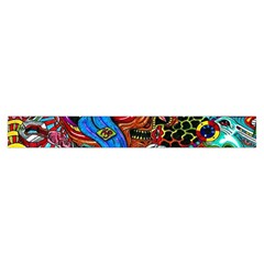 Psychedelic Trippy Hippie  Weird Art Make Up Case (Large) from ArtsNow.com Zipper Front
