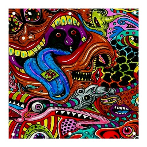 Psychedelic Trippy Hippie  Weird Art Banner and Sign 3  x 3  from ArtsNow.com Front