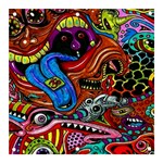 Psychedelic Trippy Hippie  Weird Art Banner and Sign 3  x 3 