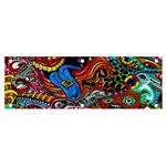 Psychedelic Trippy Hippie  Weird Art Banner and Sign 6  x 2 
