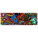 Psychedelic Trippy Hippie  Weird Art Banner and Sign 9  x 3 