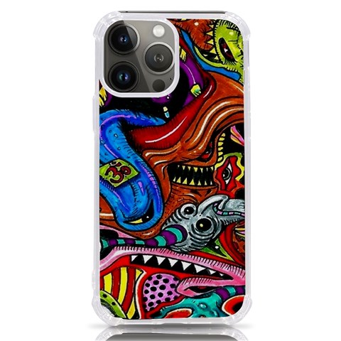 Psychedelic Trippy Hippie  Weird Art iPhone 13 Pro Max TPU UV Print Case from ArtsNow.com Front