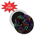 Trippy Dark Psychedelic 1.75  Magnets (10 pack) 