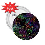 Trippy Dark Psychedelic 2.25  Buttons (10 pack) 