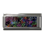 Trippy Dark Psychedelic Superlink Italian Charm (9mm)