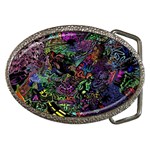 Trippy Dark Psychedelic Belt Buckles