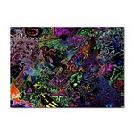 Trippy Dark Psychedelic Sticker A4 (100 pack)