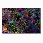 Trippy Dark Psychedelic Postcard 4 x 6  (Pkg of 10)
