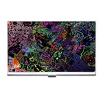 Trippy Dark Psychedelic Business Card Holder