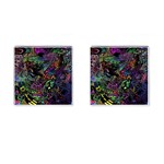 Trippy Dark Psychedelic Cufflinks (Square)