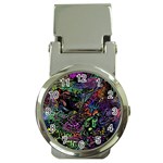 Trippy Dark Psychedelic Money Clip Watches