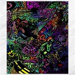 Trippy Dark Psychedelic Canvas 8  x 10 