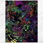 Trippy Dark Psychedelic Canvas 12  x 16 