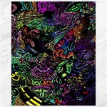 Trippy Dark Psychedelic Canvas 16  x 20 