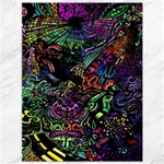 Trippy Dark Psychedelic Canvas 36  x 48 