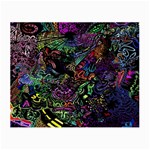 Trippy Dark Psychedelic Small Glasses Cloth (2 Sides)