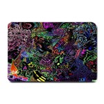 Trippy Dark Psychedelic Small Doormat
