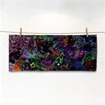 Trippy Dark Psychedelic Hand Towel