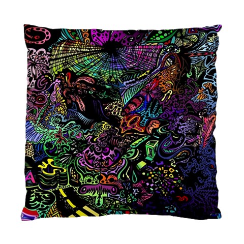 Trippy Dark Psychedelic Standard Cushion Case (One Side) from ArtsNow.com Front