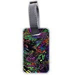 Trippy Dark Psychedelic Luggage Tag (two sides)