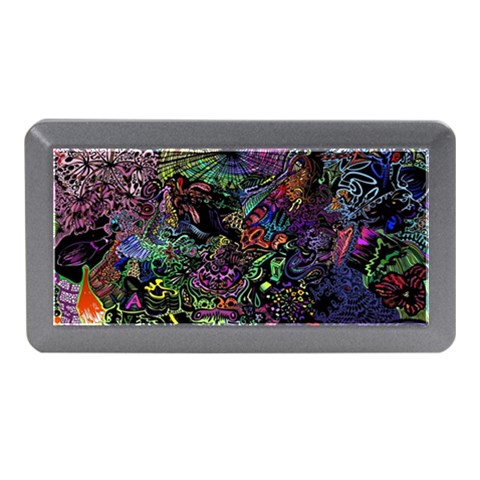 Trippy Dark Psychedelic Memory Card Reader (Mini) from ArtsNow.com Front
