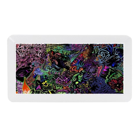 Trippy Dark Psychedelic Memory Card Reader (Mini) from ArtsNow.com Front