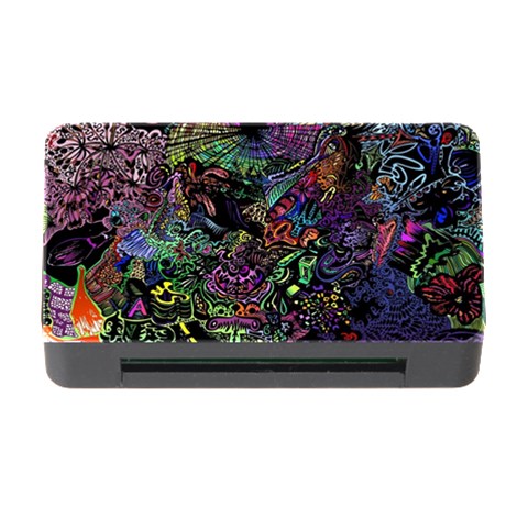 Trippy Dark Psychedelic Memory Card Reader with CF from ArtsNow.com Front
