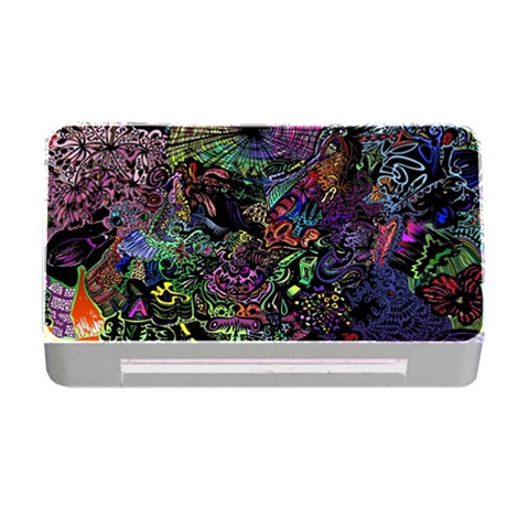 Trippy Dark Psychedelic Memory Card Reader with CF from ArtsNow.com Front