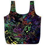 Trippy Dark Psychedelic Full Print Recycle Bag (XL)