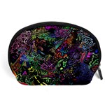 Trippy Dark Psychedelic Accessory Pouch (Large)