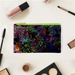Trippy Dark Psychedelic Cosmetic Bag (XS)
