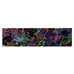 Trippy Dark Psychedelic Oblong Satin Scarf (16  x 60 )