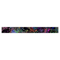 Trippy Dark Psychedelic Zipper Large Tote Bag from ArtsNow.com Strap