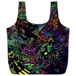 Trippy Dark Psychedelic Full Print Recycle Bag (XXL)