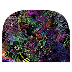 Trippy Dark Psychedelic Make Up Case (Medium) from ArtsNow.com Front