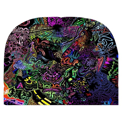 Trippy Dark Psychedelic Make Up Case (Medium) from ArtsNow.com Back