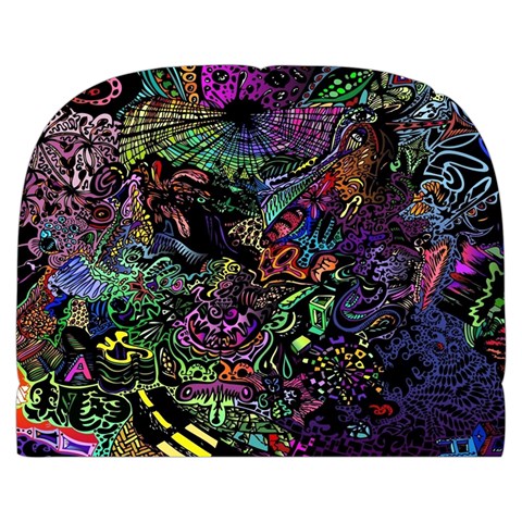 Trippy Dark Psychedelic Make Up Case (Large) from ArtsNow.com Back