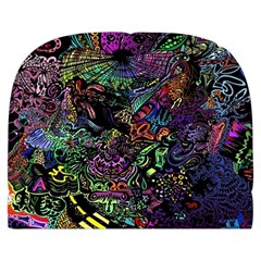 Trippy Dark Psychedelic Make Up Case (Large) from ArtsNow.com Back