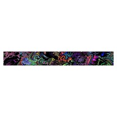 Trippy Dark Psychedelic Make Up Case (Large) from ArtsNow.com Zipper Front