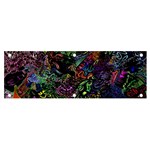 Trippy Dark Psychedelic Banner and Sign 6  x 2 