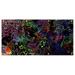 Trippy Dark Psychedelic Banner and Sign 8  x 4 