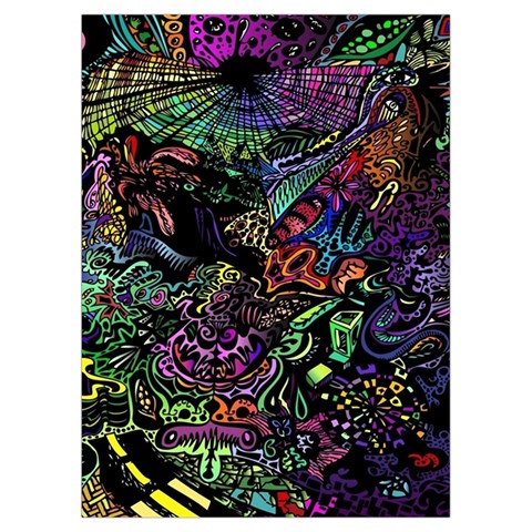 Trippy Dark Psychedelic Playing Cards Single Design (Rectangle) with Custom Box from ArtsNow.com Card