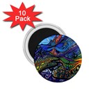 Psychedelic Landscape 1.75  Magnets (10 pack) 
