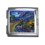 Psychedelic Landscape Mega Link Italian Charm (18mm)