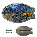 Psychedelic Landscape Money Clips (Oval) 