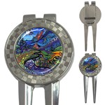 Psychedelic Landscape 3-in-1 Golf Divots