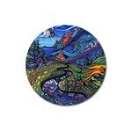 Psychedelic Landscape Magnet 3  (Round)