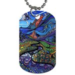 Psychedelic Landscape Dog Tag (Two Sides)